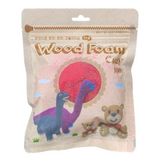 우드폼(콜크클레이) 100g 지퍼 [분홍색]