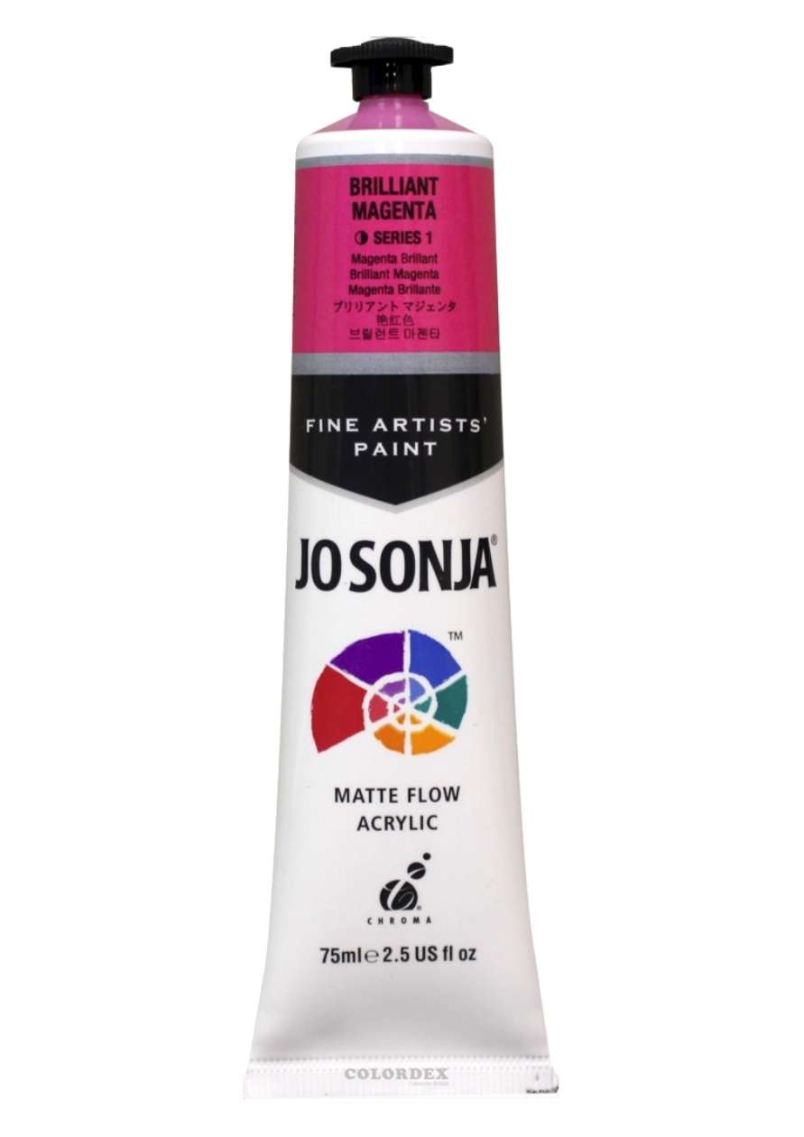 조소냐아크릴물감 75ml S1-142번 Brilliant Magenta 브릴런트 마젠타