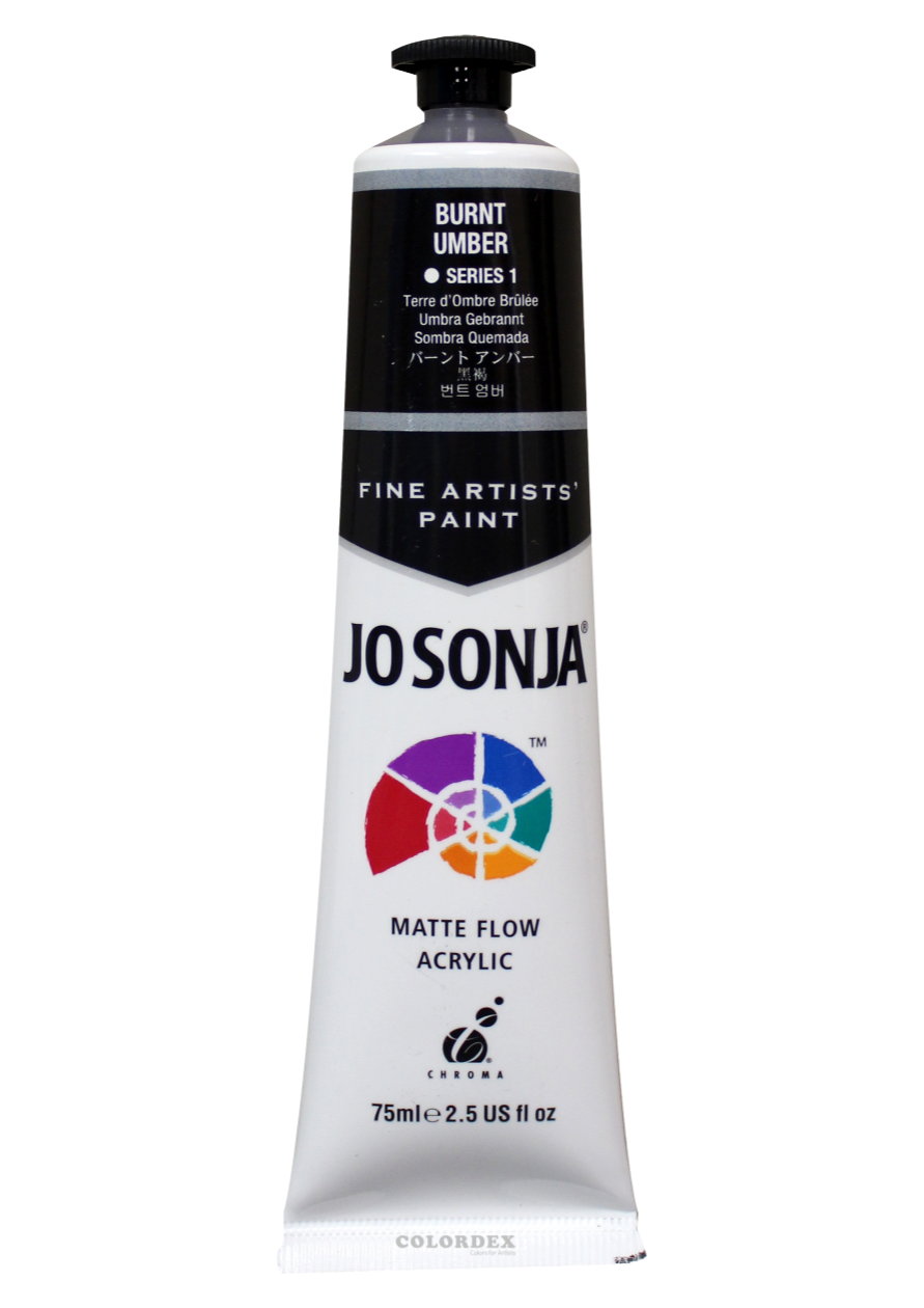 조소냐아크릴물감 75ml S1-601번 Burnt Umber 번트 엄버