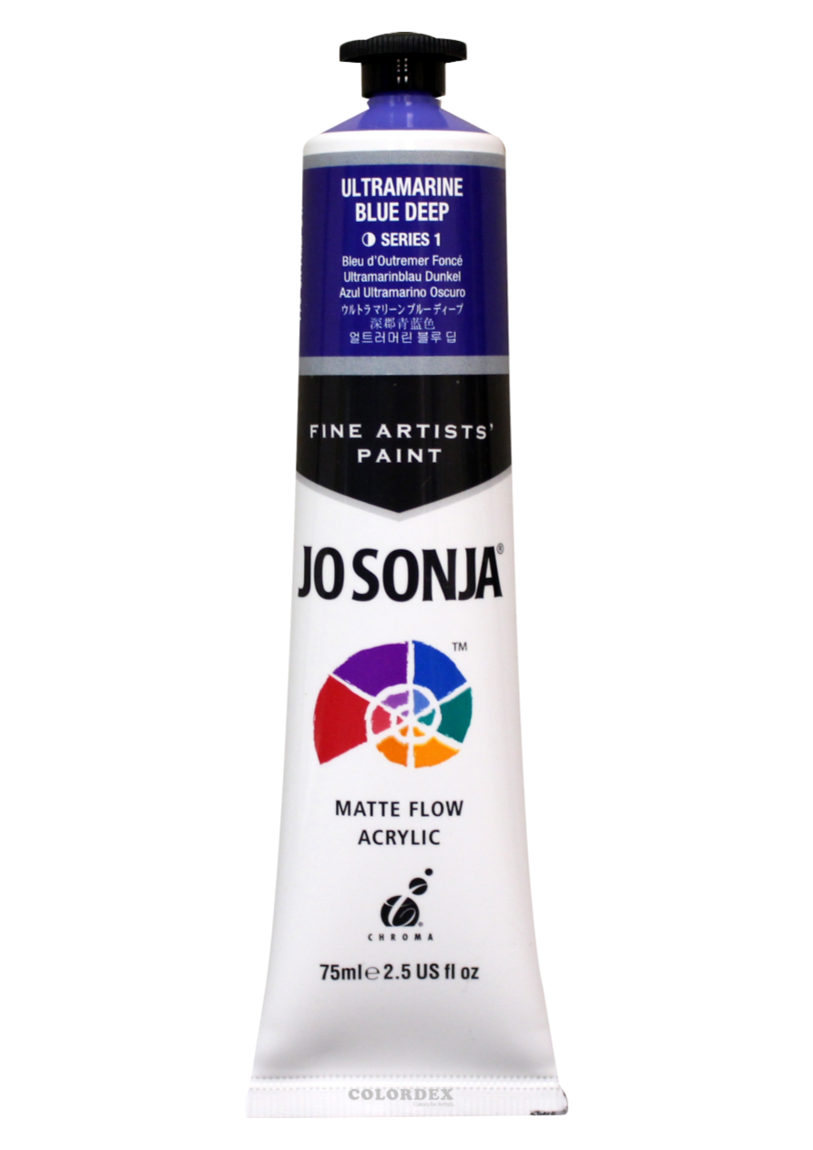 조소냐아크릴물감 75ml S1-610번 Ultra Blue Deep 울트러머린 블루 딥