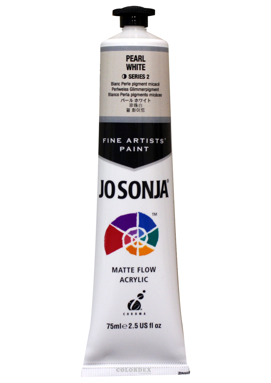 조소냐아크릴물감 75ml S2-695번 Pearl White 펄 화이트