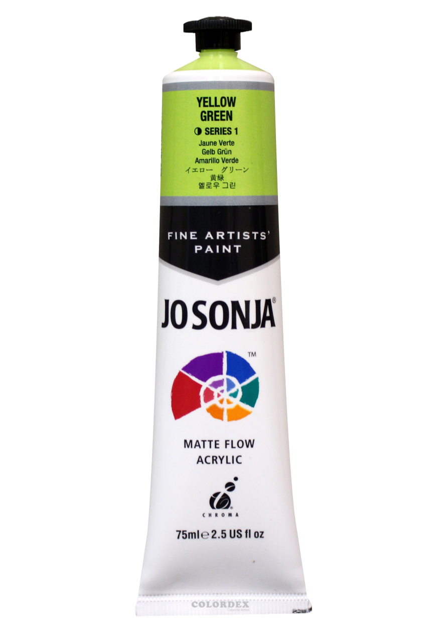 조소냐아크릴물감 75ml S1-156번 Yellow Green 옐로우 그린