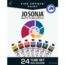 조소냐 전문가용 매트플로우 아크릴 컬러-20ml x 24색 세트